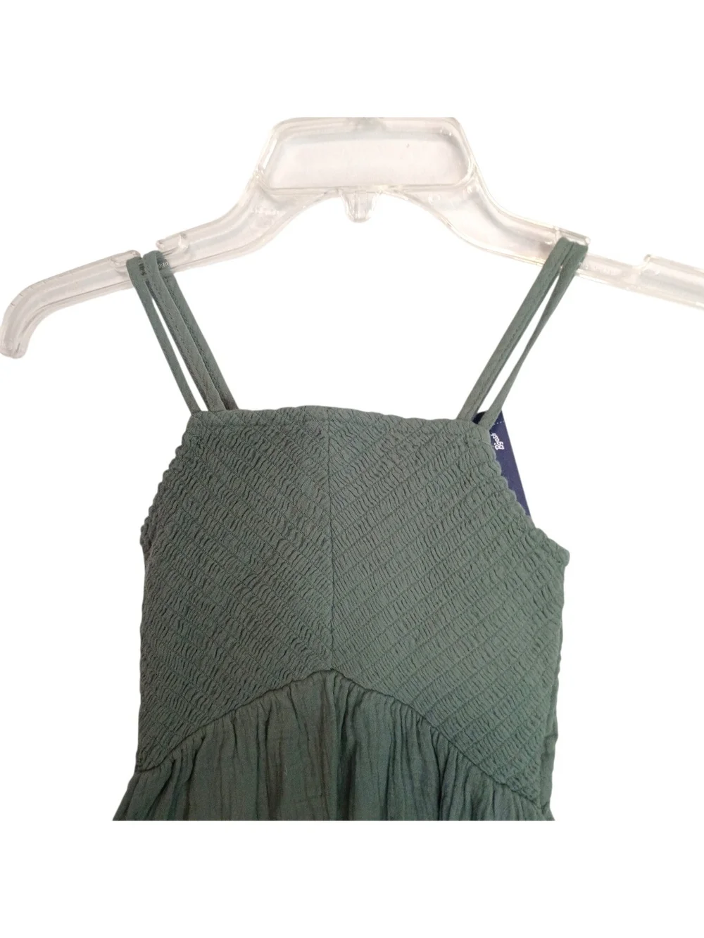 Osh Kosh -Girls Sage Green Sleeveless Summer Dress - Size 5/5A